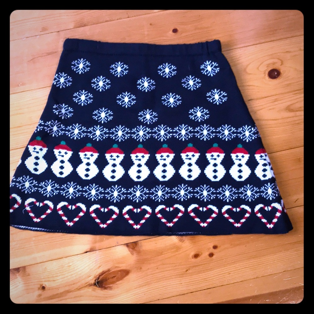 ModCloth snowman miniskirt